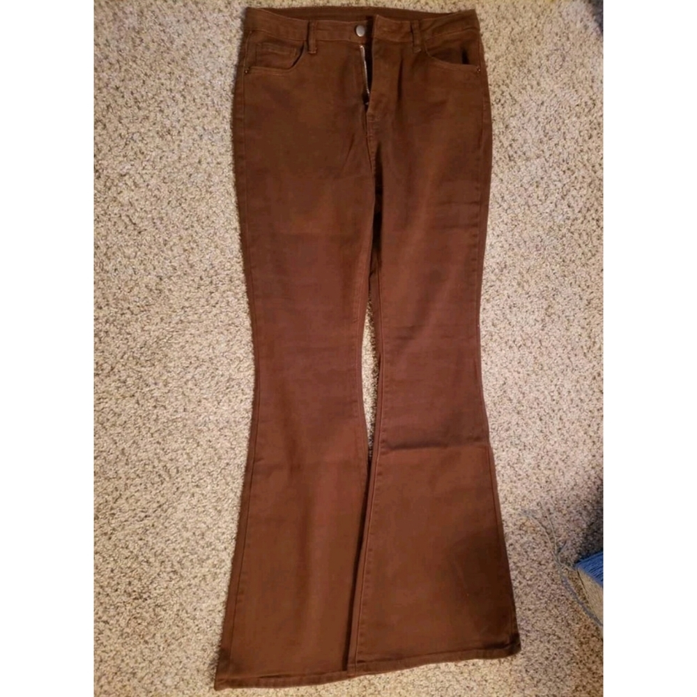 Brown Flare Jeans